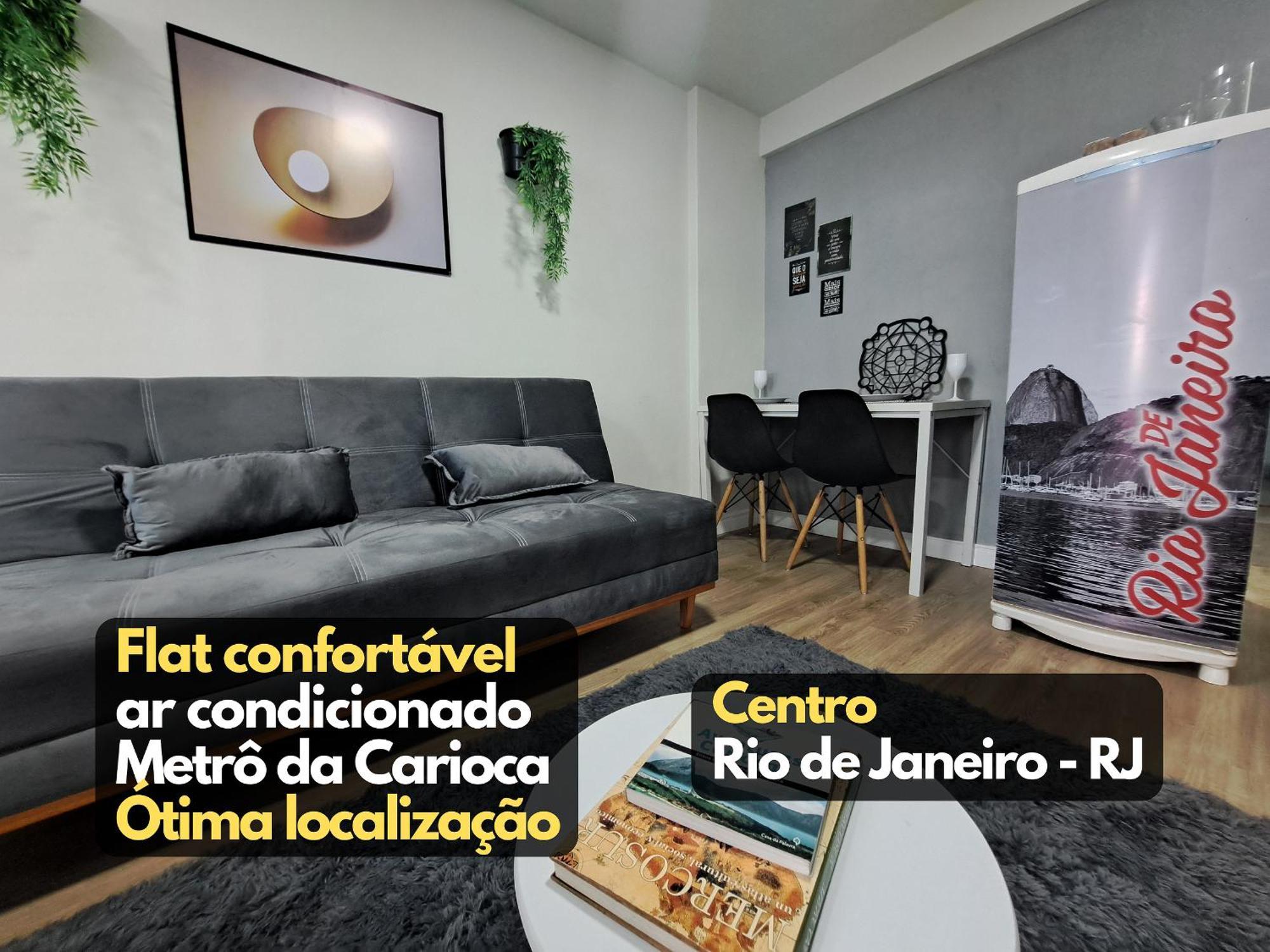 公寓 Lindo Flat Largo Da Carioca Vlt Centro Rio Metro Na Porta - A Pe Da Lapa *